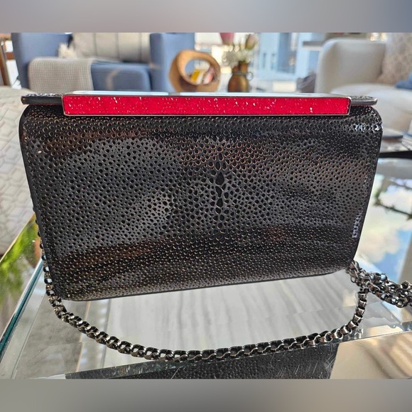 Christian Louboutin Handbags - Christian Louboutin Black Vanite Clutch